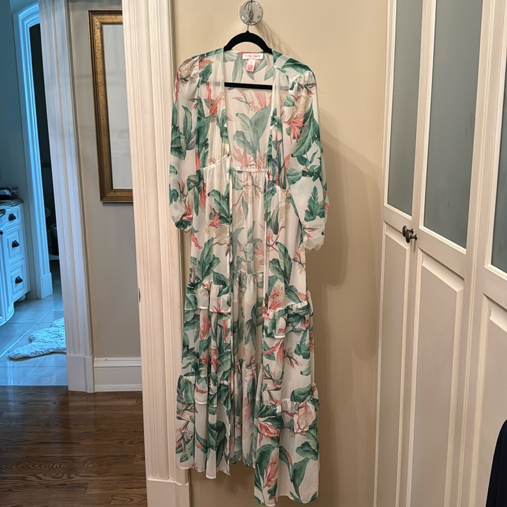 Floral Sheer Duster